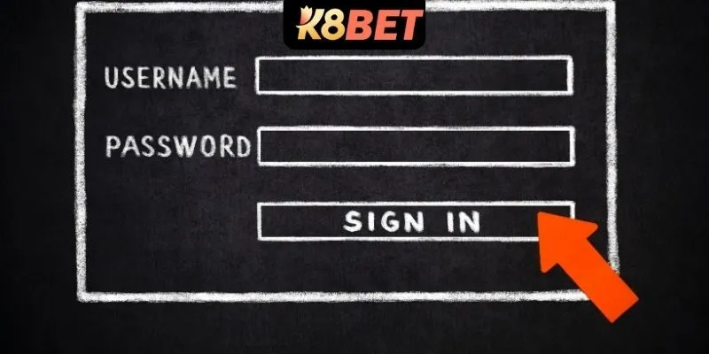 Quy trình truy cập website đăng nhập K8BET