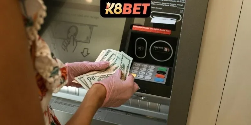 Thao tác rút tiền K8BET về tài khoản nhanh chóng